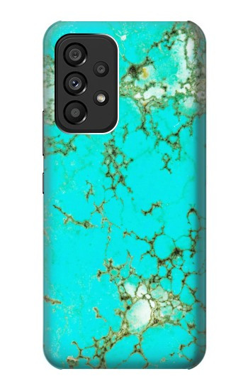 S2377 Turquoise Gemstone Texture Graphic Printed Case For Samsung Galaxy A53 5G