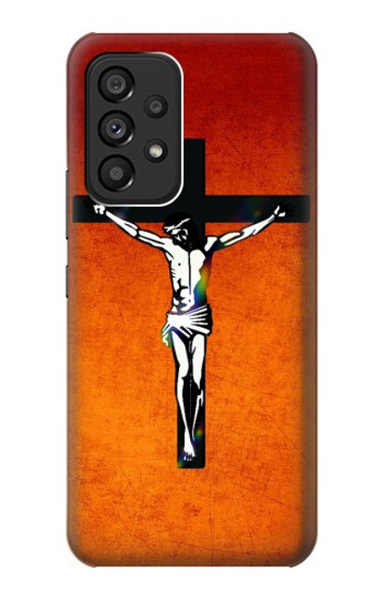 S2421 Jesus Christ On The Cross Case For Samsung Galaxy A53 5G