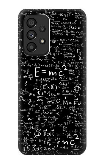 S2574 Mathematics Physics Blackboard Equation Case For Samsung Galaxy A53 5G