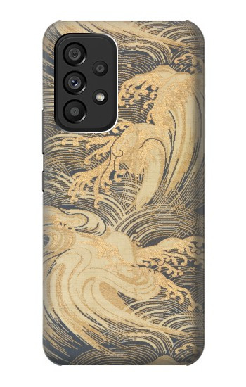 S2680 Japan Art Obi With Stylized Waves Case For Samsung Galaxy A53 5G
