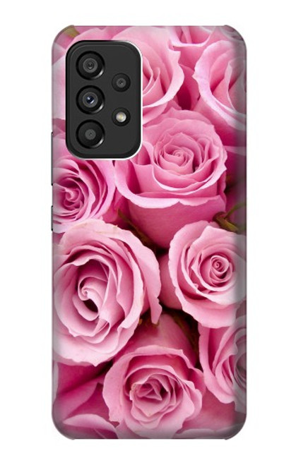 S2943 Pink Rose Case For Samsung Galaxy A53 5G
