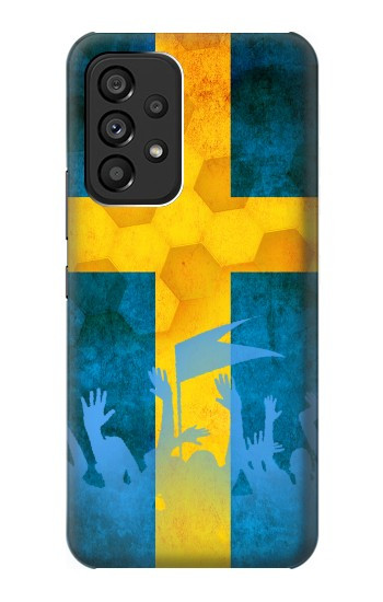 S2990 Sweden Football Soccer Case For Samsung Galaxy A53 5G