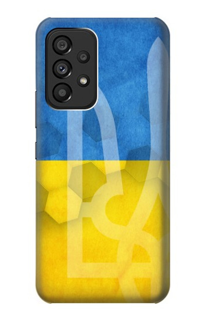 S3006 Ukraine Football Soccer Case For Samsung Galaxy A53 5G