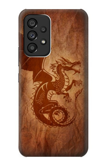 S3086 Red Dragon Tattoo Case For Samsung Galaxy A53 5G