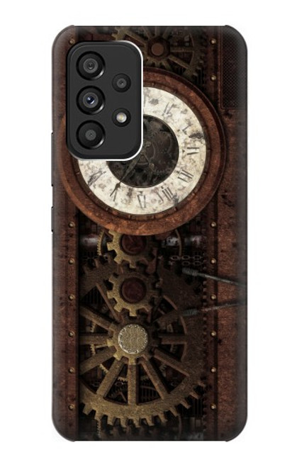 S3221 Steampunk Clock Gears Case For Samsung Galaxy A53 5G