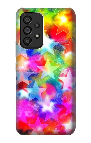 S3292 Colourful Disco Star Case For Samsung Galaxy A53 5G