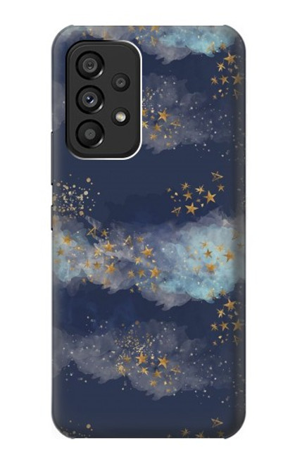 S3364 Gold Star Sky Case For Samsung Galaxy A53 5G
