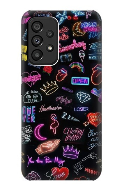 S3433 Vintage Neon Graphic Case For Samsung Galaxy A53 5G