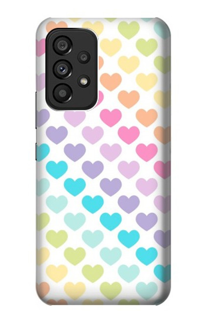 S3499 Colorful Heart Pattern Case For Samsung Galaxy A53 5G