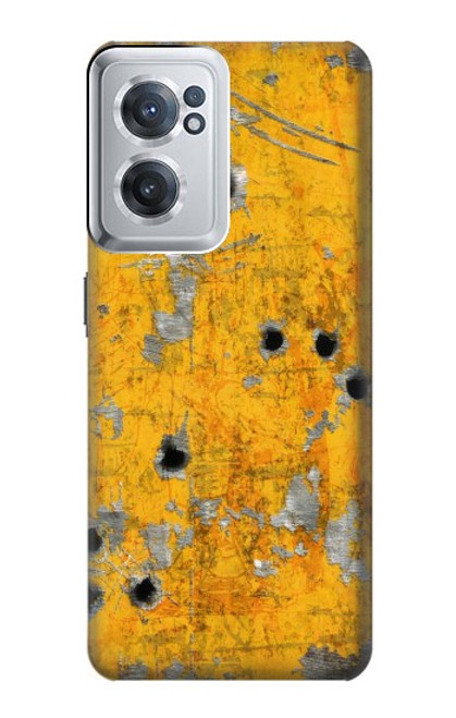 S3528 Bullet Rusting Yellow Metal Case For OnePlus Nord CE 2 5G