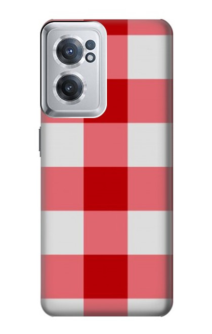 S3535 Red Gingham Case For OnePlus Nord CE 2 5G