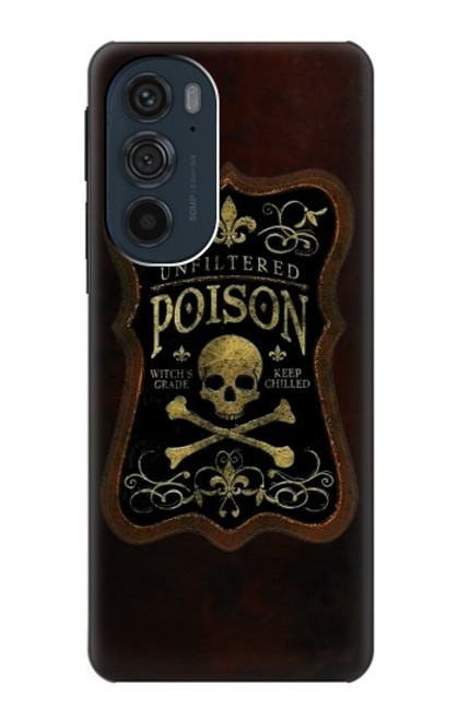 S2649 Unfiltered Poison Vintage Glass Bottle Case For Motorola Edge 30 Pro
