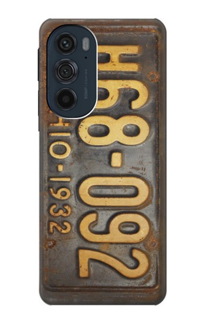 S3228 Vintage Car License Plate Case For Motorola Edge 30 Pro