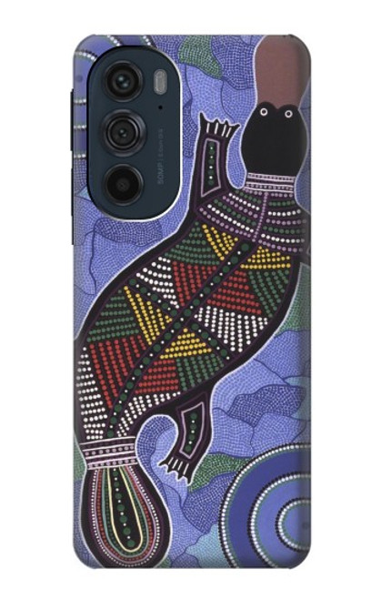 S3387 Platypus Australian Aboriginal Art Case For Motorola Edge 30 Pro