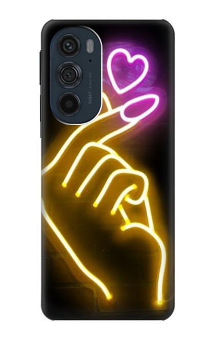 S3512 Cute Mini Heart Neon Graphic Case For Motorola Edge 30 Pro