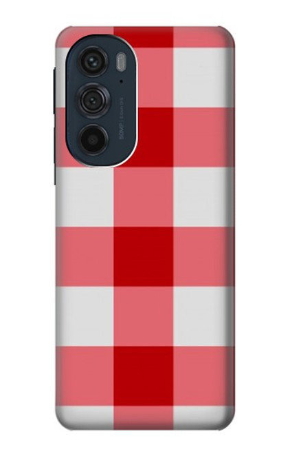 S3535 Red Gingham Case For Motorola Edge 30 Pro