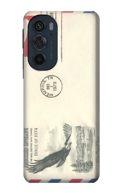 S3551 Vintage Airmail Envelope Art Case For Motorola Edge 30 Pro