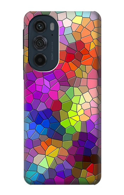 S3677 Colorful Brick Mosaics Case For Motorola Edge 30 Pro