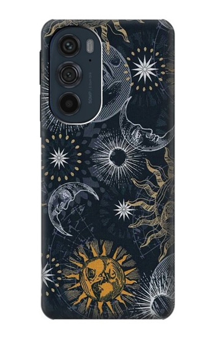 S3702 Moon and Sun Case For Motorola Edge 30 Pro