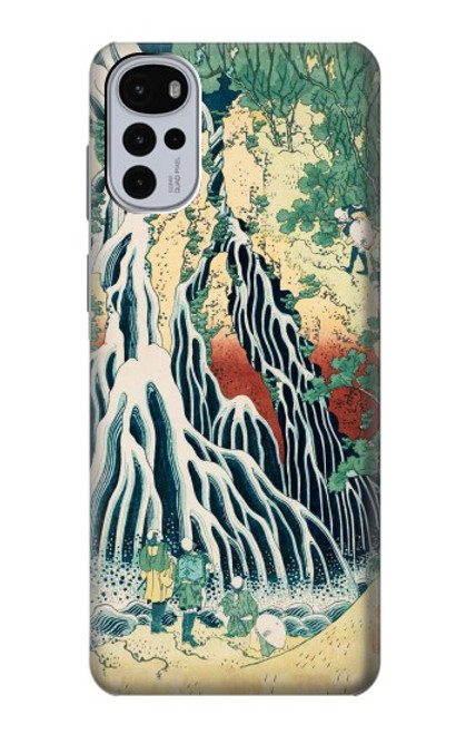 S2491 Hokusai Kirifuri Waterfall at Kurokami Case For Motorola Moto G22