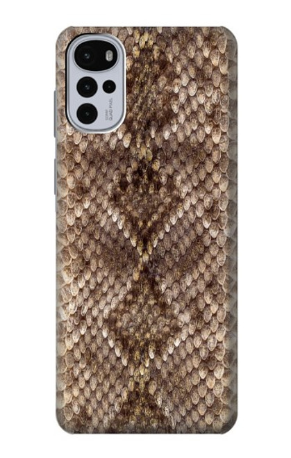 S2875 Rattle Snake Skin Graphic Printed Case For Motorola Moto G22