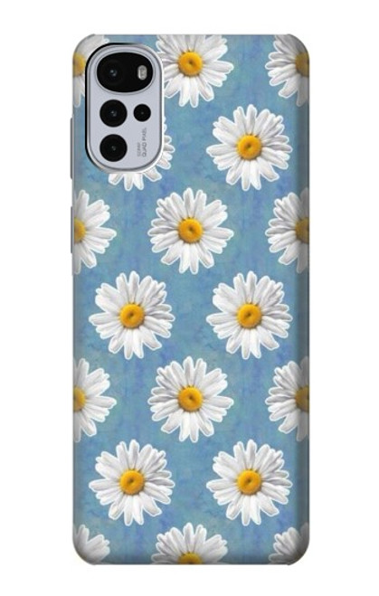 S3454 Floral Daisy Case For Motorola Moto G22