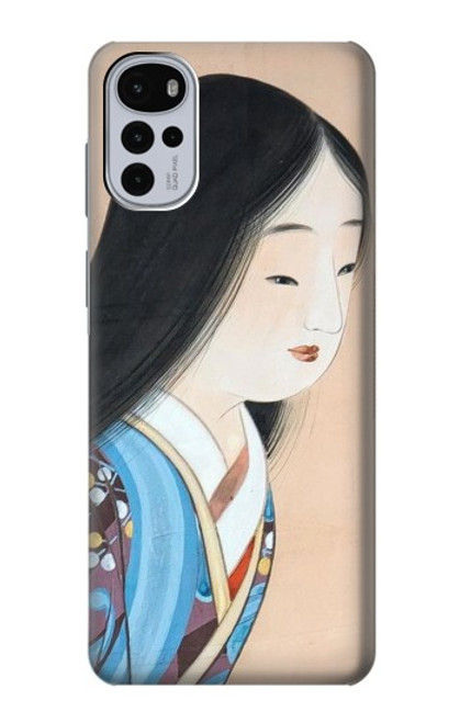 S3483 Japan Beauty Kimono Case For Motorola Moto G22