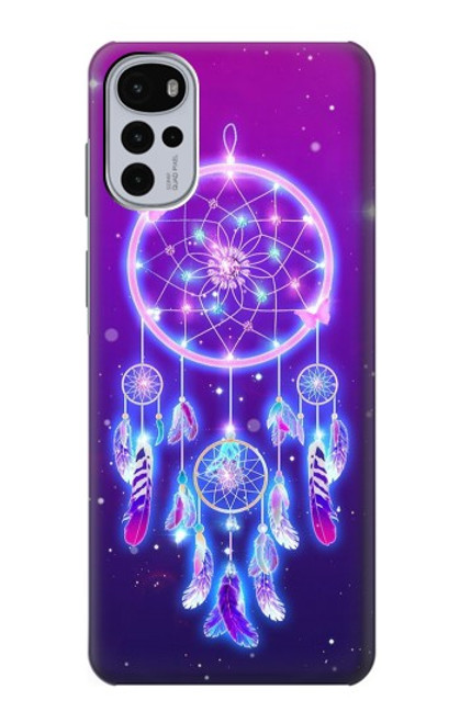 S3484 Cute Galaxy Dream Catcher Case For Motorola Moto G22