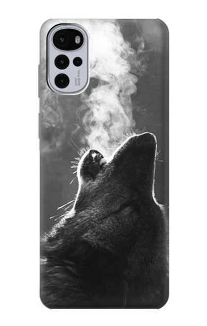 S3505 Wolf Howling Case For Motorola Moto G22