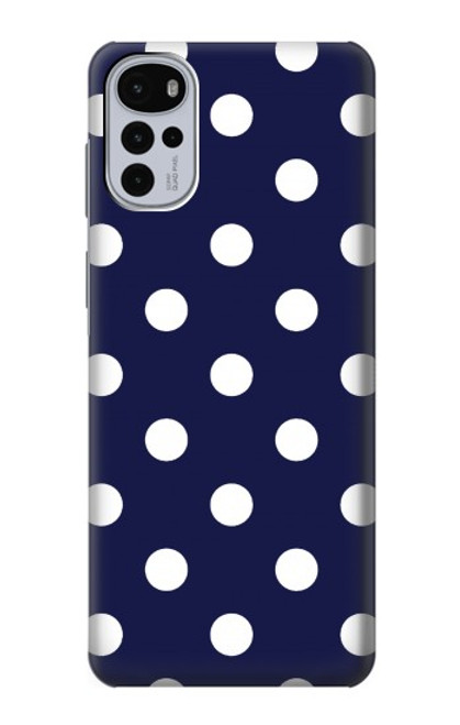 S3533 Blue Polka Dot Case For Motorola Moto G22