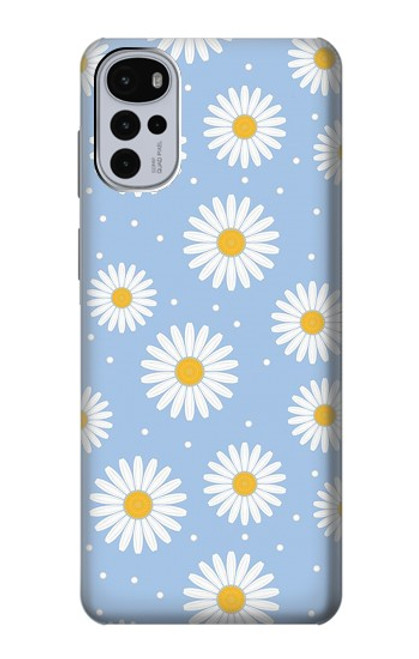 S3681 Daisy Flowers Pattern Case For Motorola Moto G22