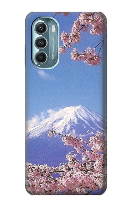 S1060 Mount Fuji Sakura Cherry Blossom Case For Motorola Moto G Stylus 5G (2022)