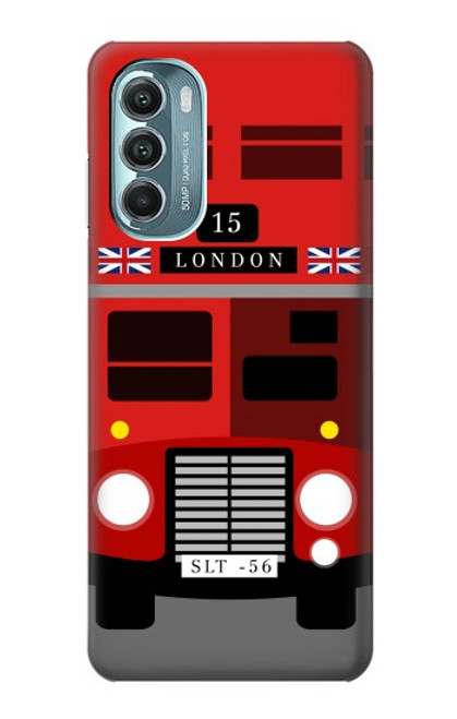 S2058 England British Double Decker Bus Case For Motorola Moto G Stylus 5G (2022)