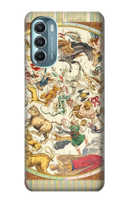 S3145 Antique Constellation Star Sky Map Case For Motorola Moto G Stylus 5G (2022)