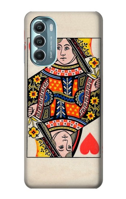S3429 Queen Hearts Card Case For Motorola Moto G Stylus 5G (2022)