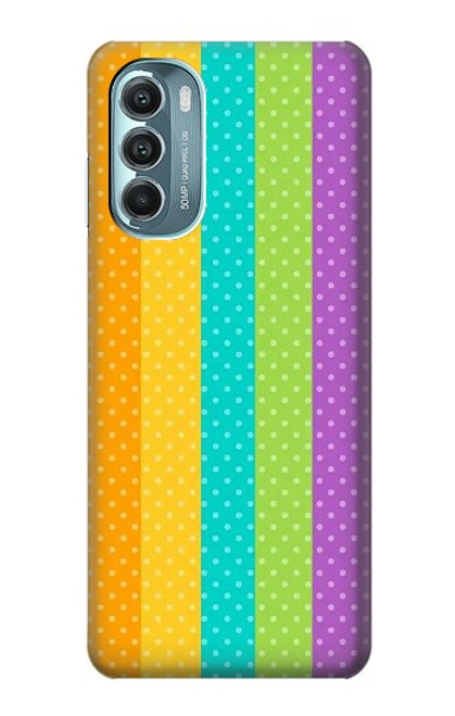 S3678 Colorful Rainbow Vertical Case For Motorola Moto G Stylus 5G (2022)