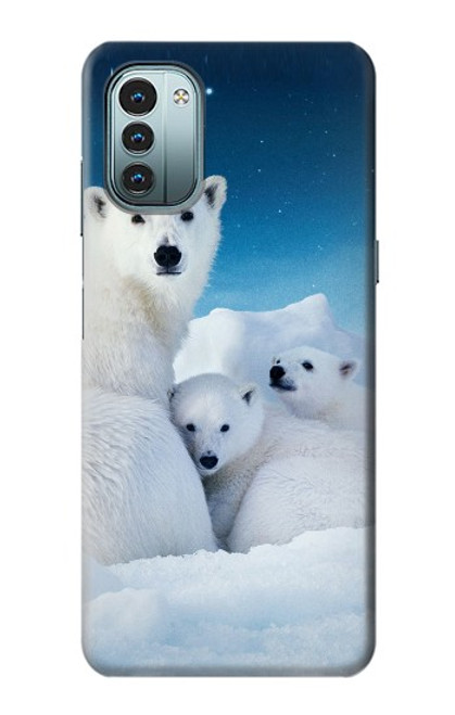 S0285 Polar Bear Family Arctic Case For Nokia G11, G21