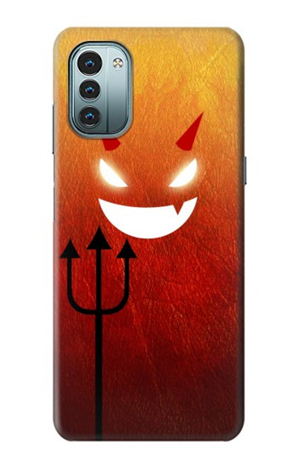 S2454 Red Cute Little Devil Cartoon Case For Nokia G11, G21