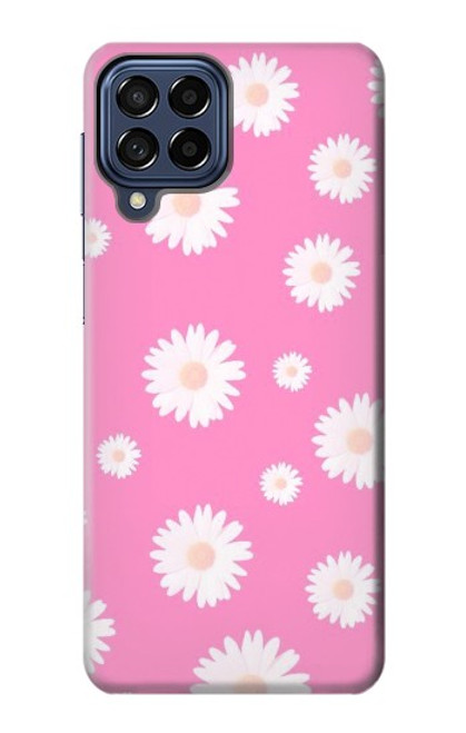 S3500 Pink Floral Pattern Case For Samsung Galaxy M53