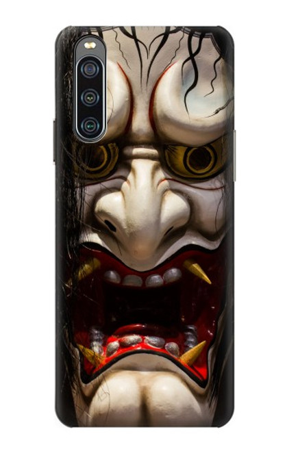 S2112 Hannya Demon Mask Case For Sony Xperia 10 IV