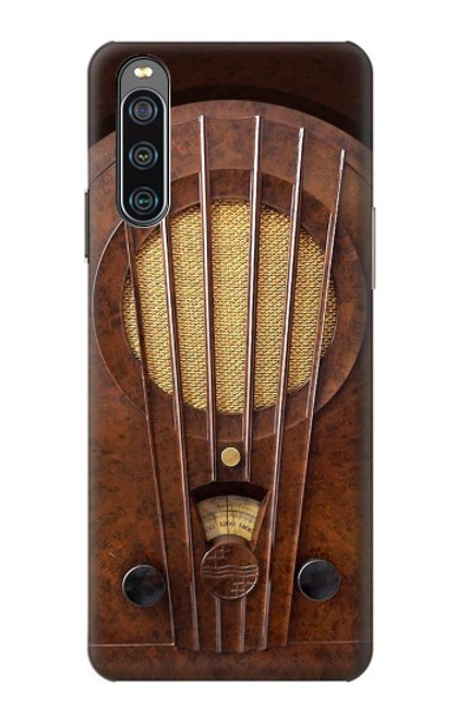S2655 Vintage Bakelite Deco Radio Case For Sony Xperia 10 IV