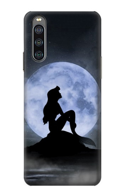 S2668 Mermaid Silhouette Moon Night Case For Sony Xperia 10 IV