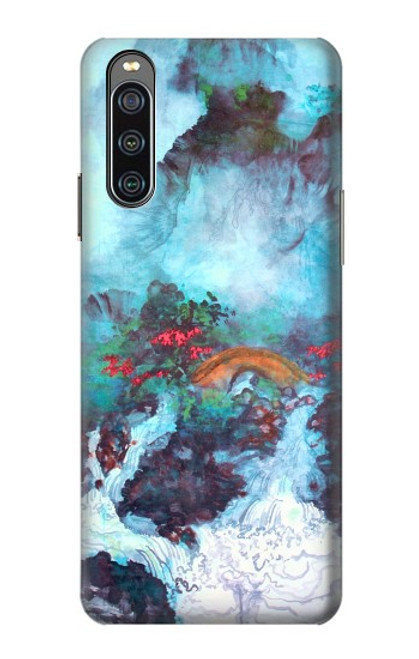 S2724 White Dragon Pool Lui Haisu Case For Sony Xperia 10 IV