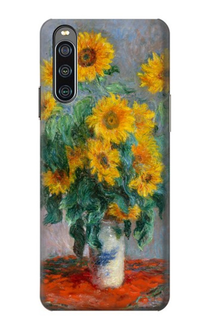 S2937 Claude Monet Bouquet of Sunflowers Case For Sony Xperia 10 IV