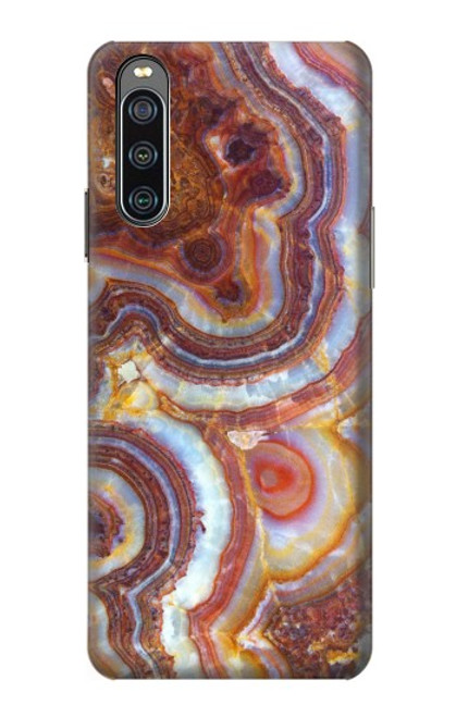 S3034 Colored Marble Texture Printed Case For Sony Xperia 10 IV