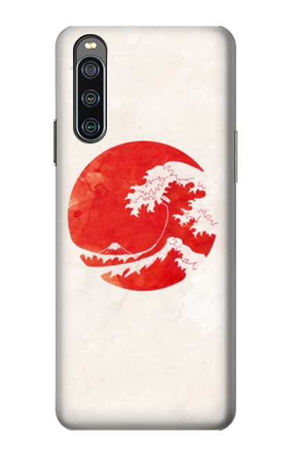 S3237 Waves Japan Flag Case For Sony Xperia 10 IV