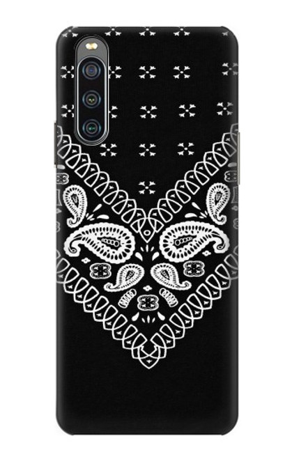 S3363 Bandana Black Pattern Case For Sony Xperia 10 IV