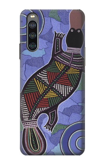 S3387 Platypus Australian Aboriginal Art Case For Sony Xperia 10 IV