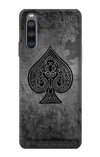 S3446 Black Ace Spade Case For Sony Xperia 10 IV