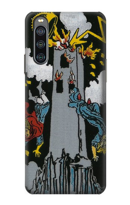 S3745 Tarot Card The Tower Case For Sony Xperia 10 IV